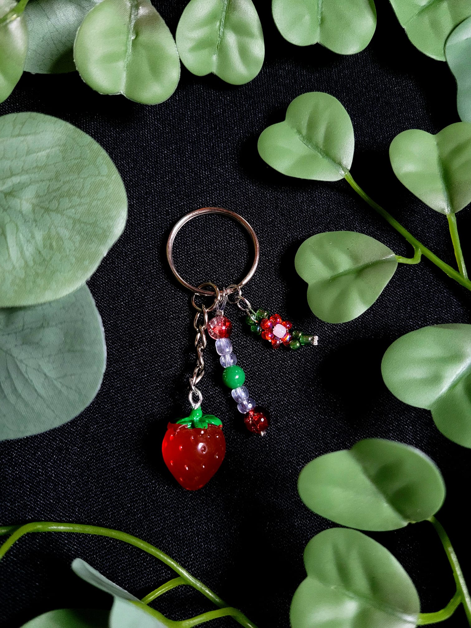 Keychain strawberry